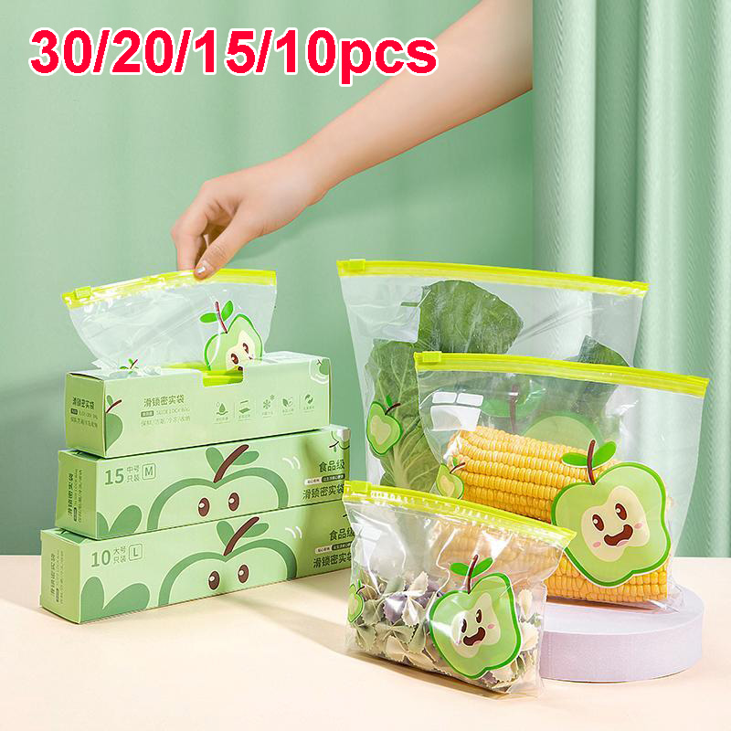 Food Storage With Lock - Reusable Zip Lock Bag Food Grade