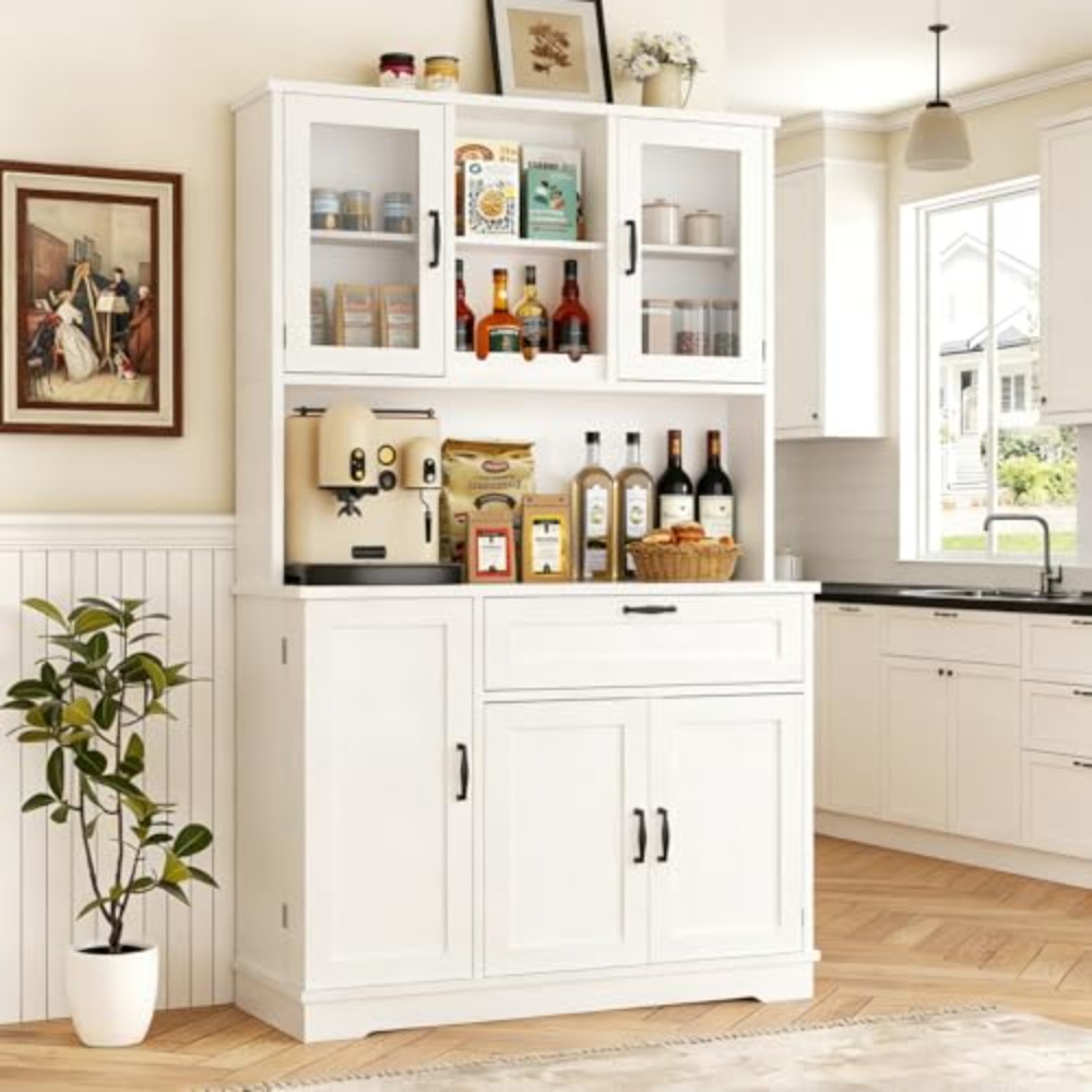 Food Storage Kitchen Cabinet - Kitchen Pantry Cabinet, Large Kitchen Hutch