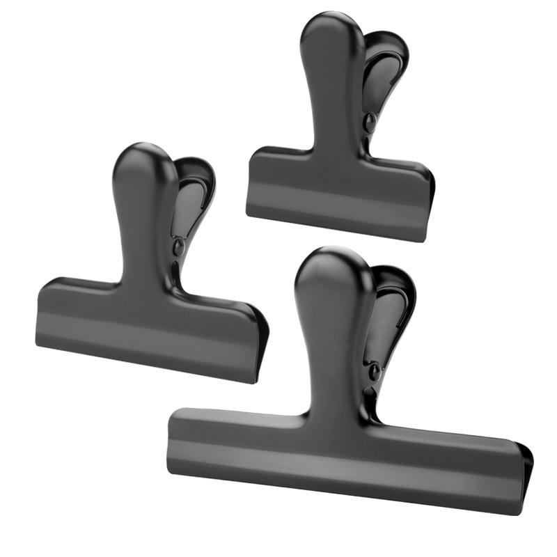 Food Storage Notes - Stainless Steel Multipurpose Clips, Strong Spring