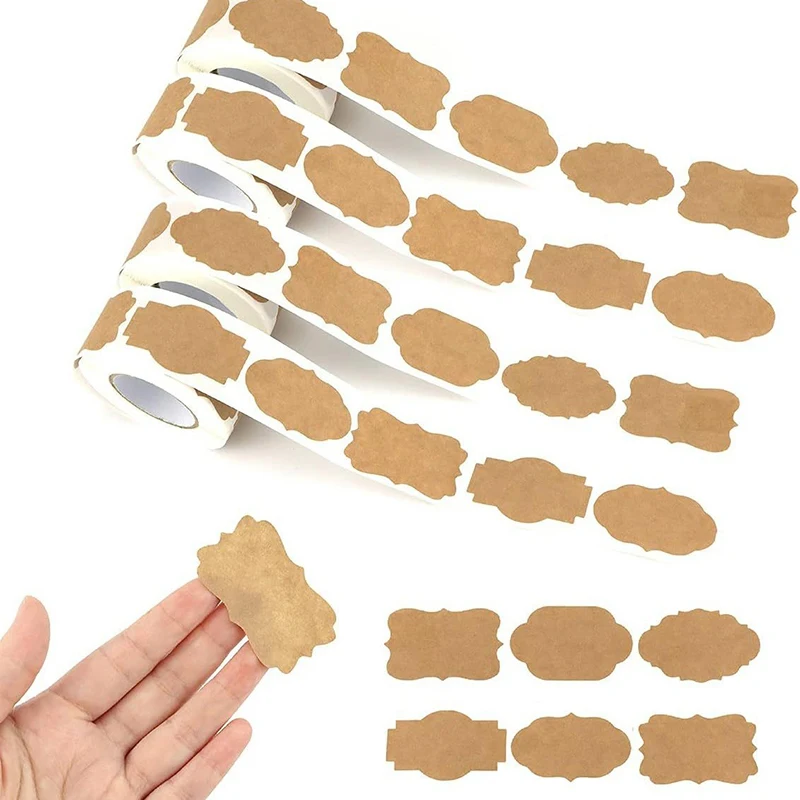 Food Storage Labels - Self-adhesive Labels Spice Jars Stickers Kitchen