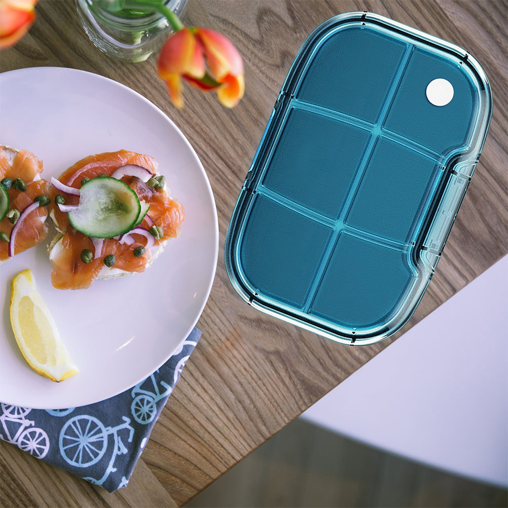 Food Storage Lunch Box - 3Pcs Silicone Lunch Box Air Valve