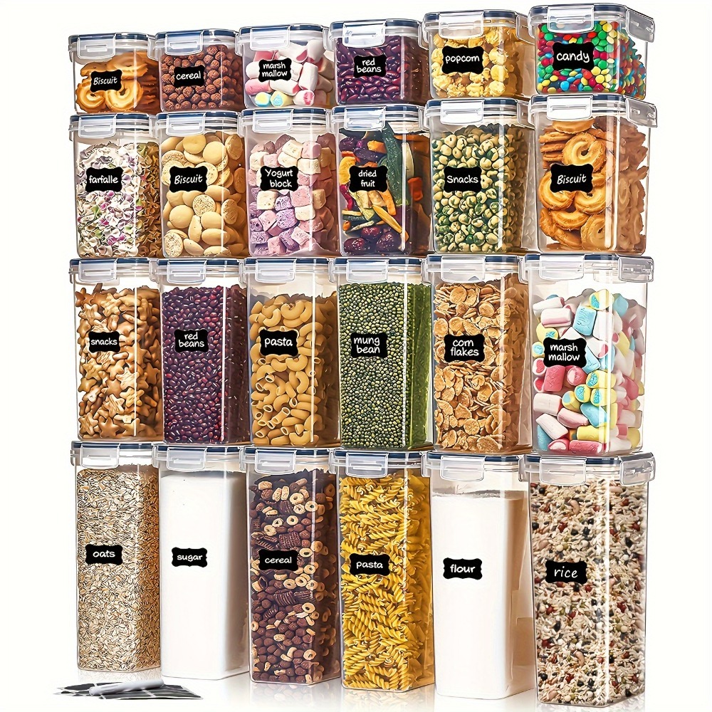 Food Storage Time - 24Pcs Food Storage Containers 12 Boxes