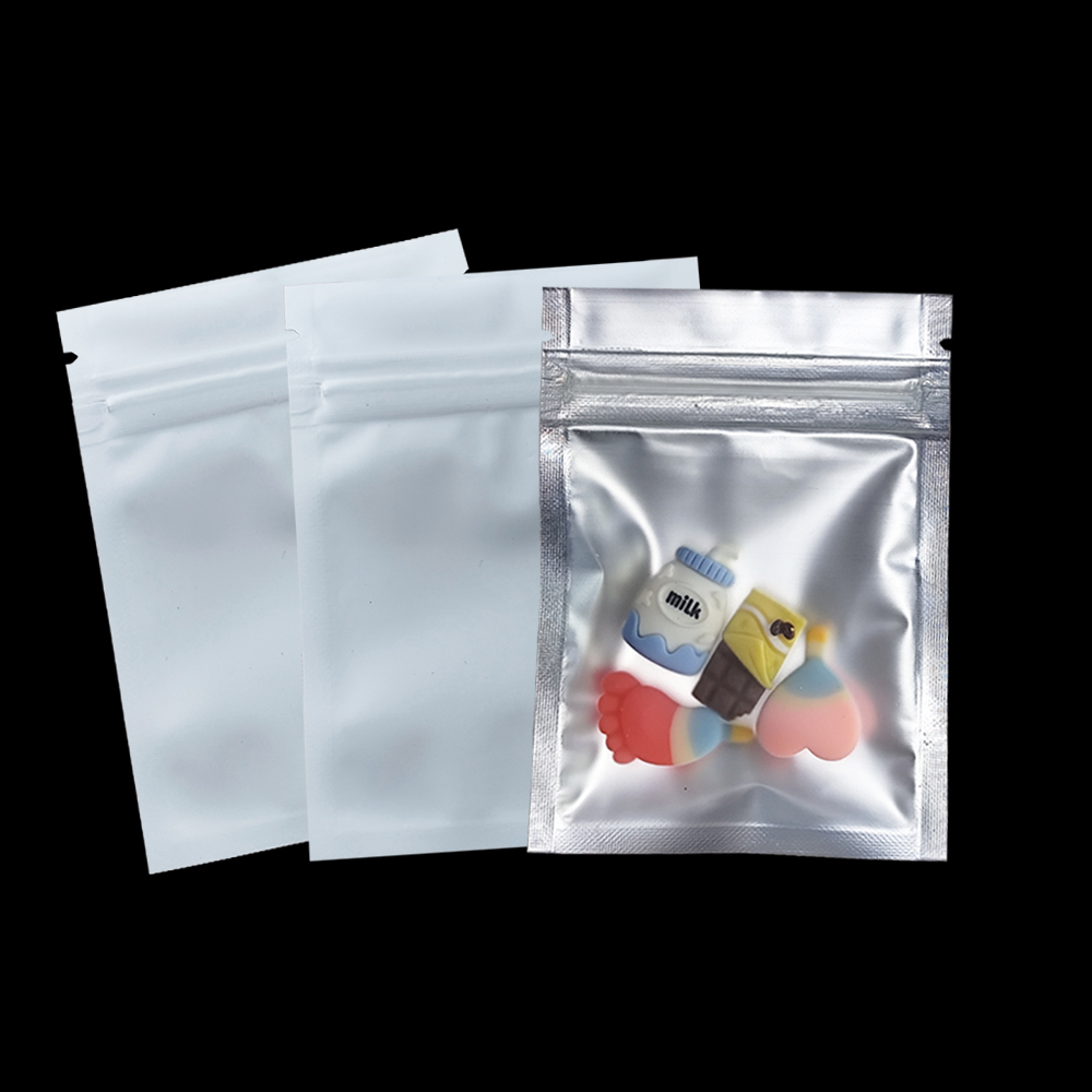 Food Storage With Lock - 100pcs/lot Matte Clear Zip Lock Plastic