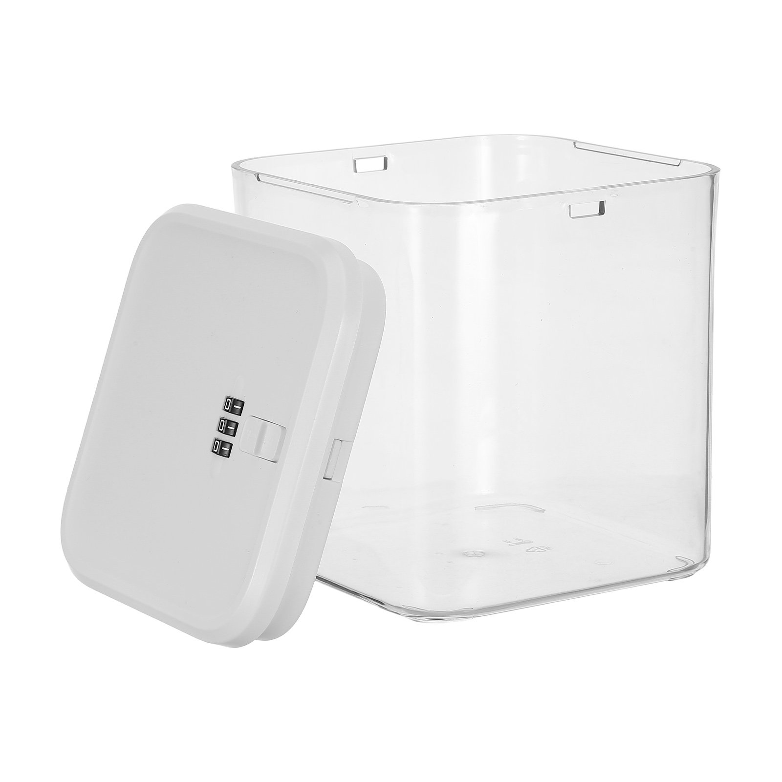 Food Storage With Lock - Clear Lock Box Childproof Combination Lock