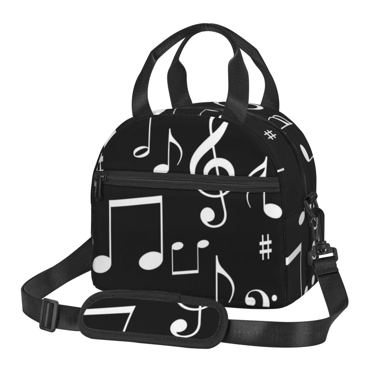 Food Storage Notes - Music Notes Insulated Lunch Bag for