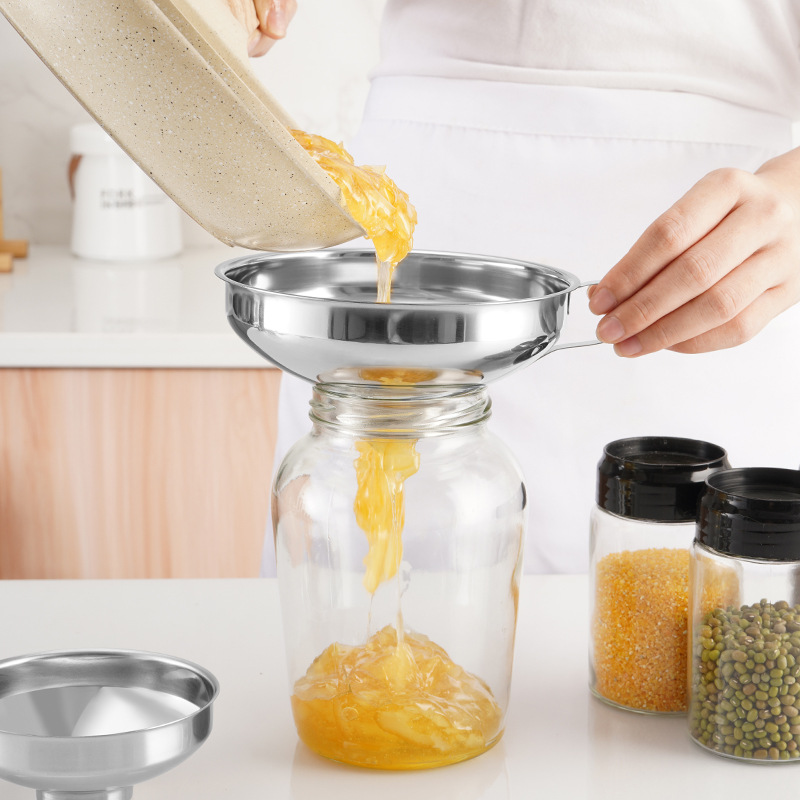Mason Jar Wide Mouth - Stainless Steel Wide Mouth Funnel Canning