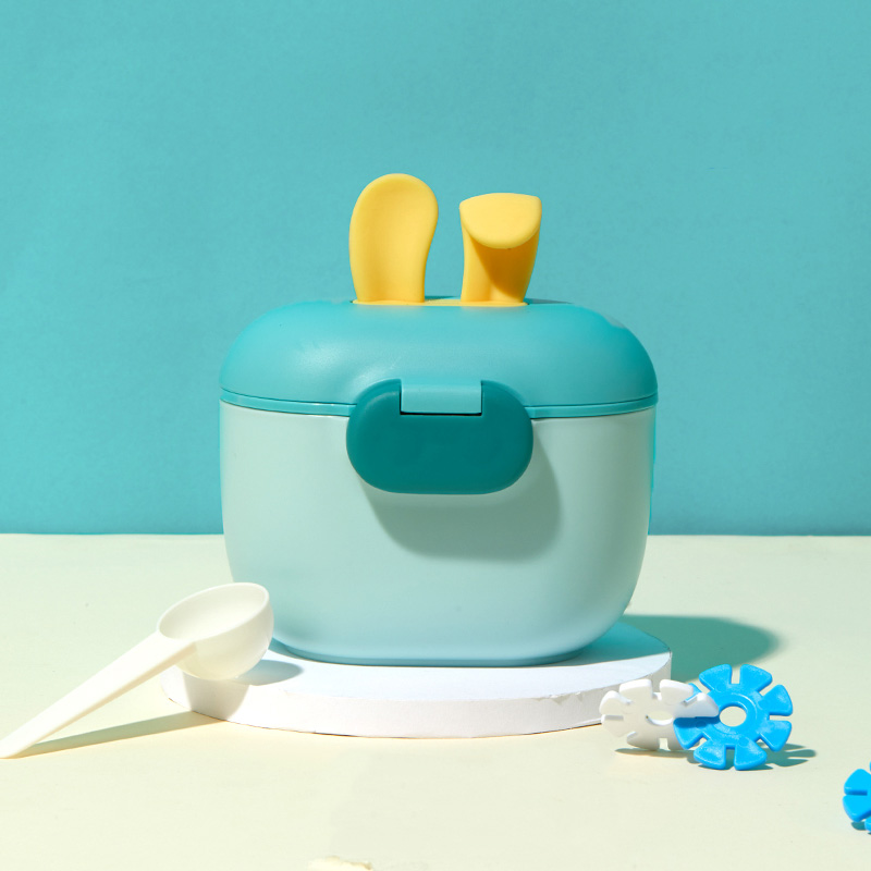 Food Storage With Lock - New Silicone Rabbit Ear Formula Dispenser,