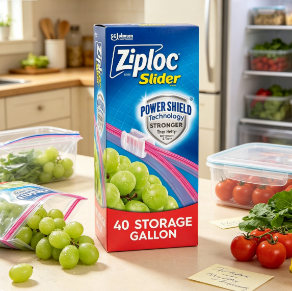 Food Storage Bags Reusable - Reusable Gallon Size Slider Food Storage