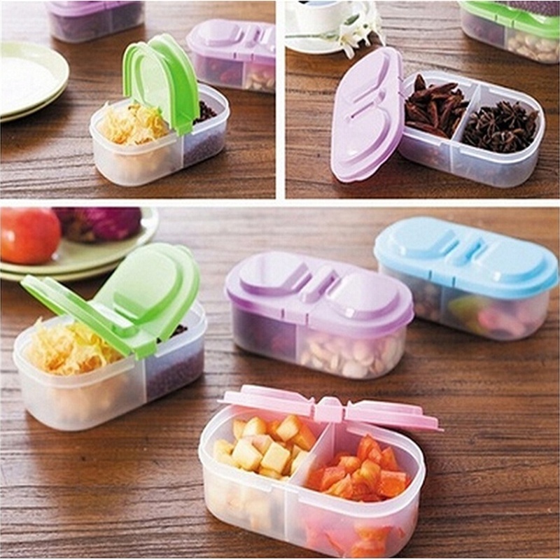 Food Storage Zip Bags - Portable Plastic Protector Case Container Trip