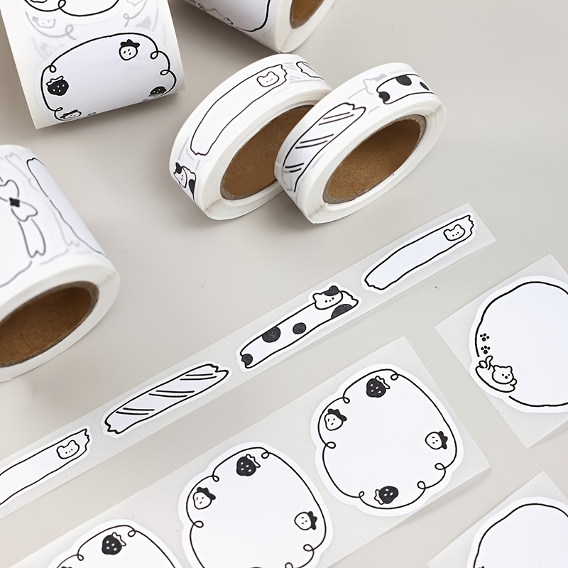 Food Storage Labels - 200pcs Writable Kitchen Labels Organization Stickers