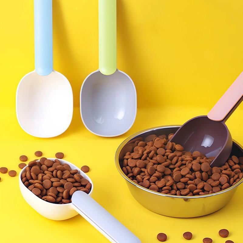 Food Storage With Scoop - Dog Food Scoop Multifunctional Pet Feeding