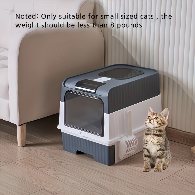 Food Storage With Scoop - Full Enclosure Detachable Drawer Style Cat