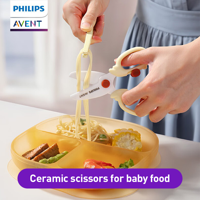 Food Storage With Lock - Avent Baby Food Scissors Safe Rounded