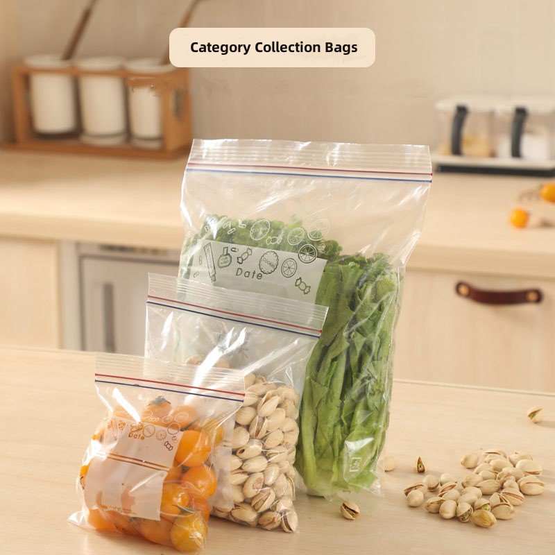 Reusable Zip Lock Bag Food Gra - Food Storage With Lock recension och pris