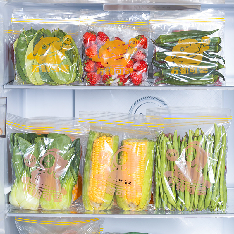 Reusable Zip Lock Bag Food Gra - Food Storage With Lock recension och pris