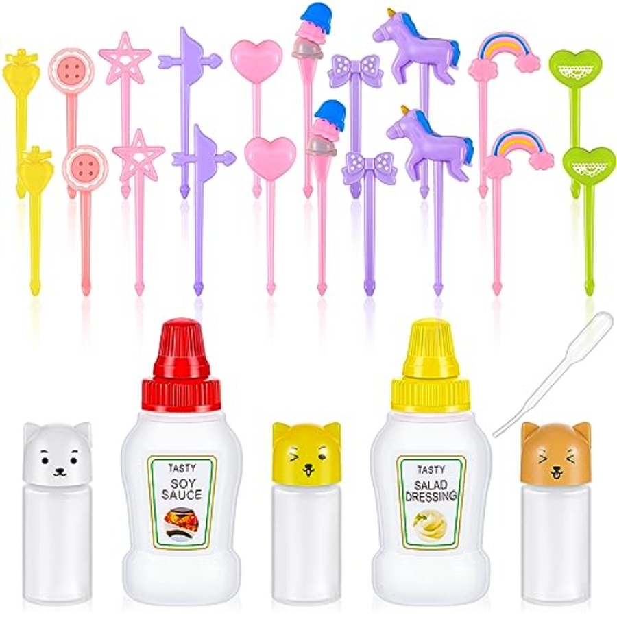26 Pcs Lunch Bento Soy Sauce C - Condiment Squeeze Bottle recension och pris