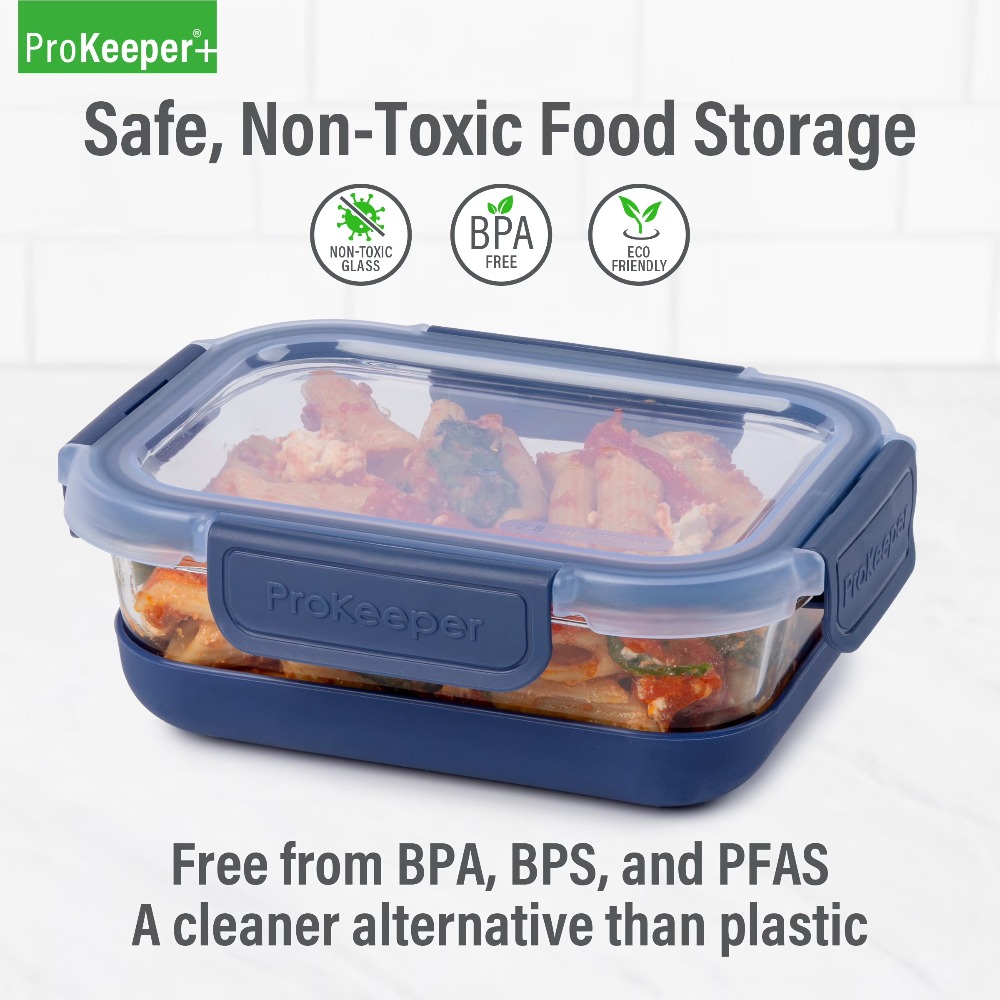 2.8 Cup Glass Food Storage Con - Food Storage Lunch Box recension och pris