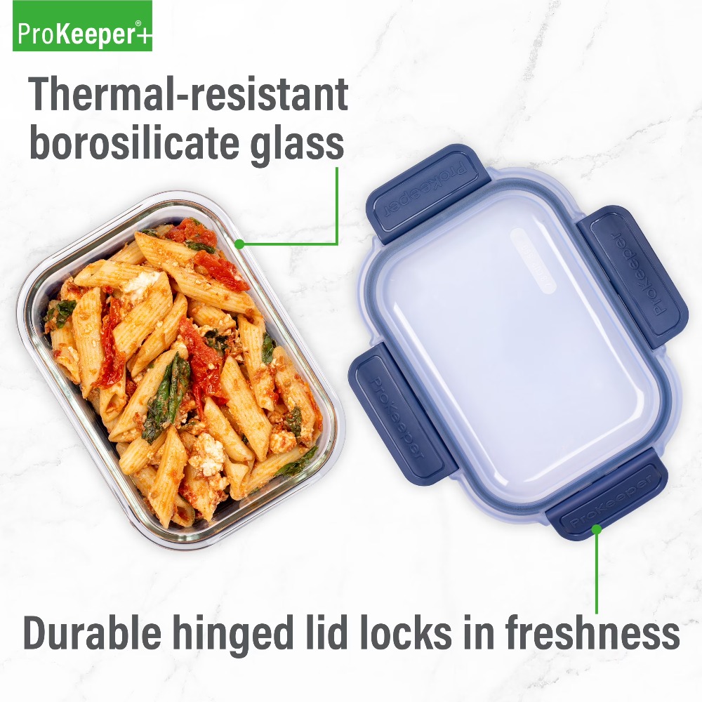 2.8 Cup Glass Food Storage Con - Food Storage Lunch Box recension och pris