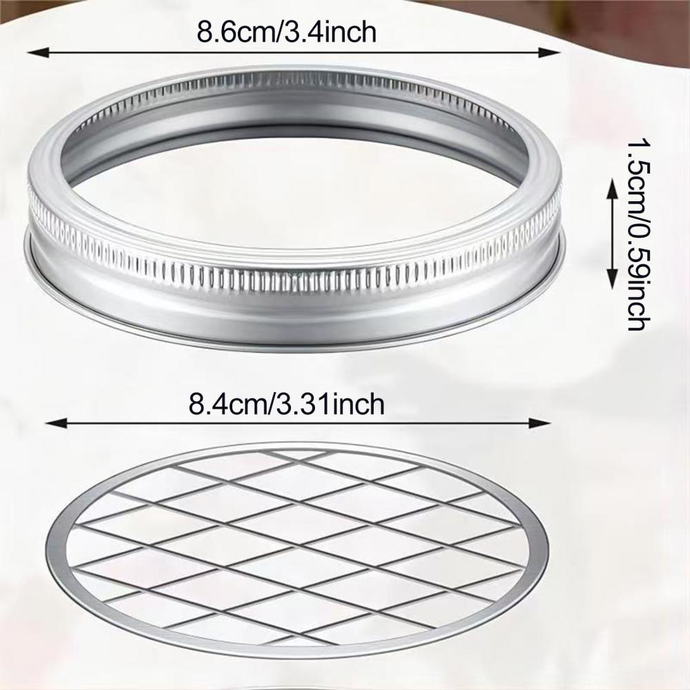 Metal Mason Flower Jar Insert  - Mason Jar Wide Mouth recension och pris