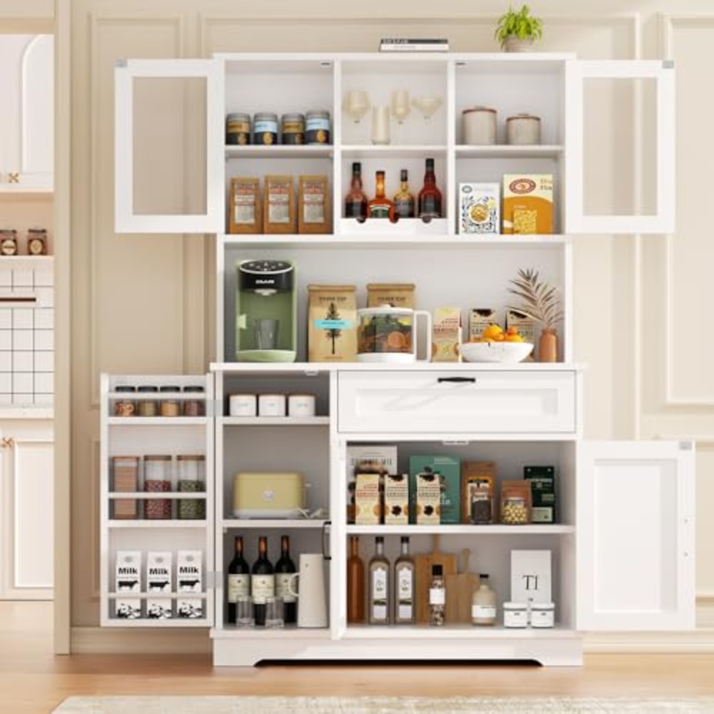 Kitchen Pantry Cabinet, Large  - Food Storage Kitchen Cabinet recension och pris