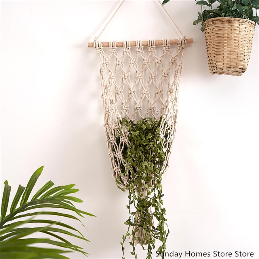 Macrame  Fruit  Storage Basket - Food Storage Kitchen Cabinet recension och pris