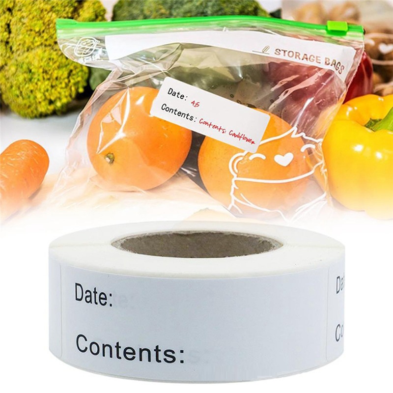 Self-Adhesive Removable Food S - Food Storage Labels recension och pris