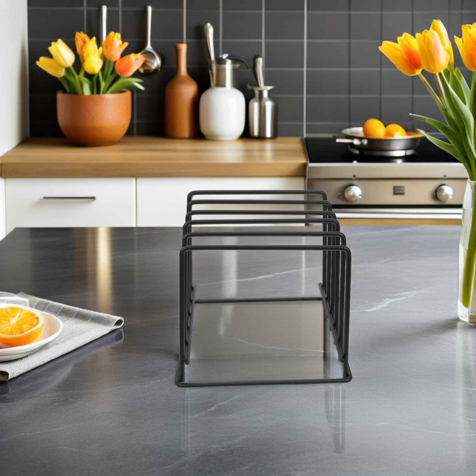 Cutting Board Rack Heavy Duty  - Food Storage Rack recension och pris
