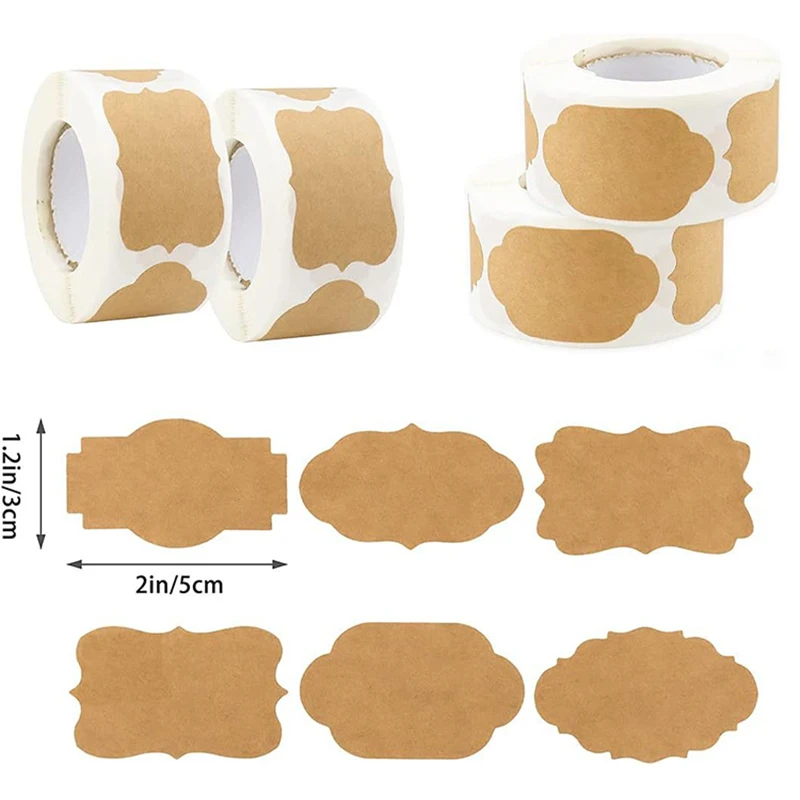 Self-adhesive Labels Spice Jar - Food Storage Labels recension och pris