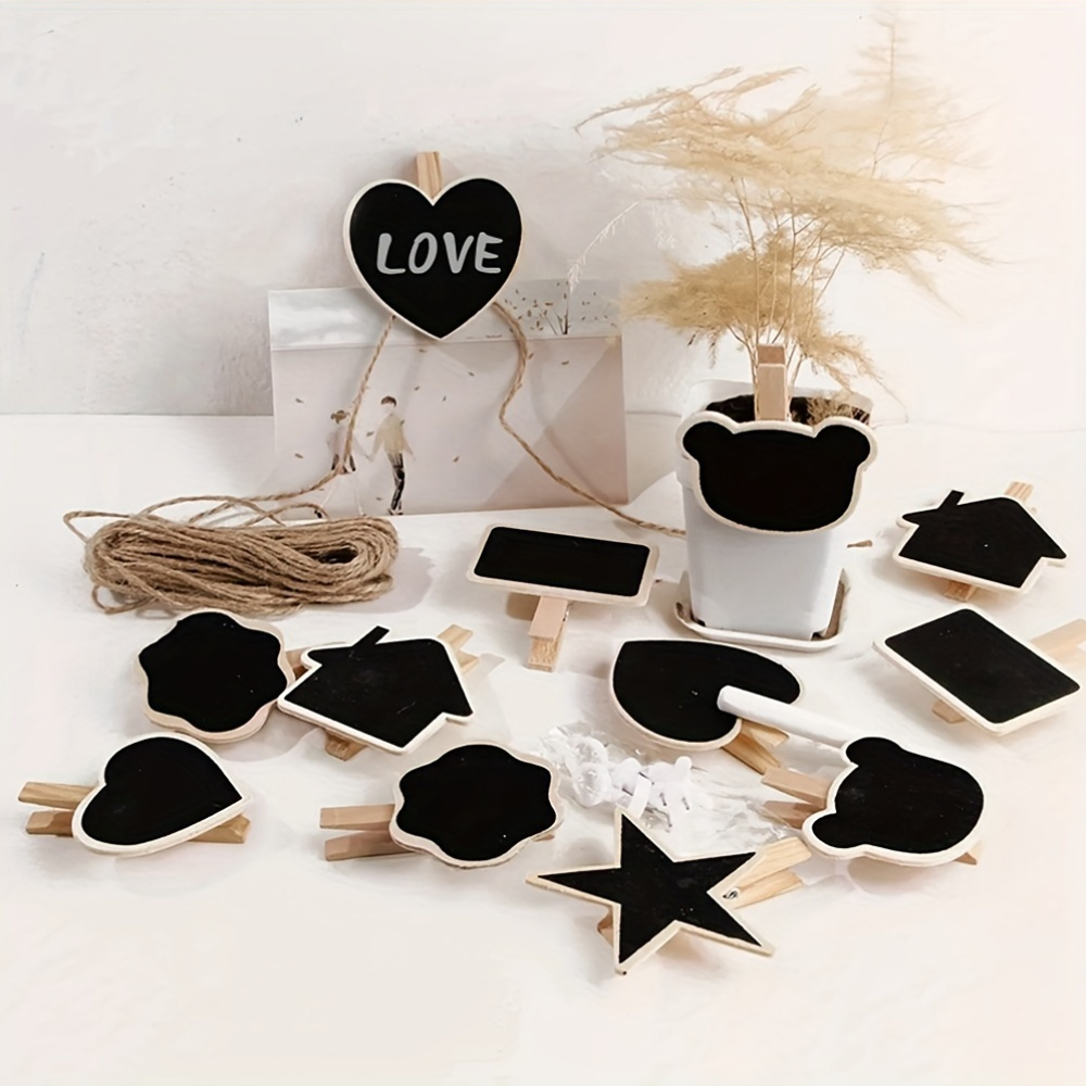 10/20Pcs Mini Chalkboard Clip  - Food Storage Notes recension och pris