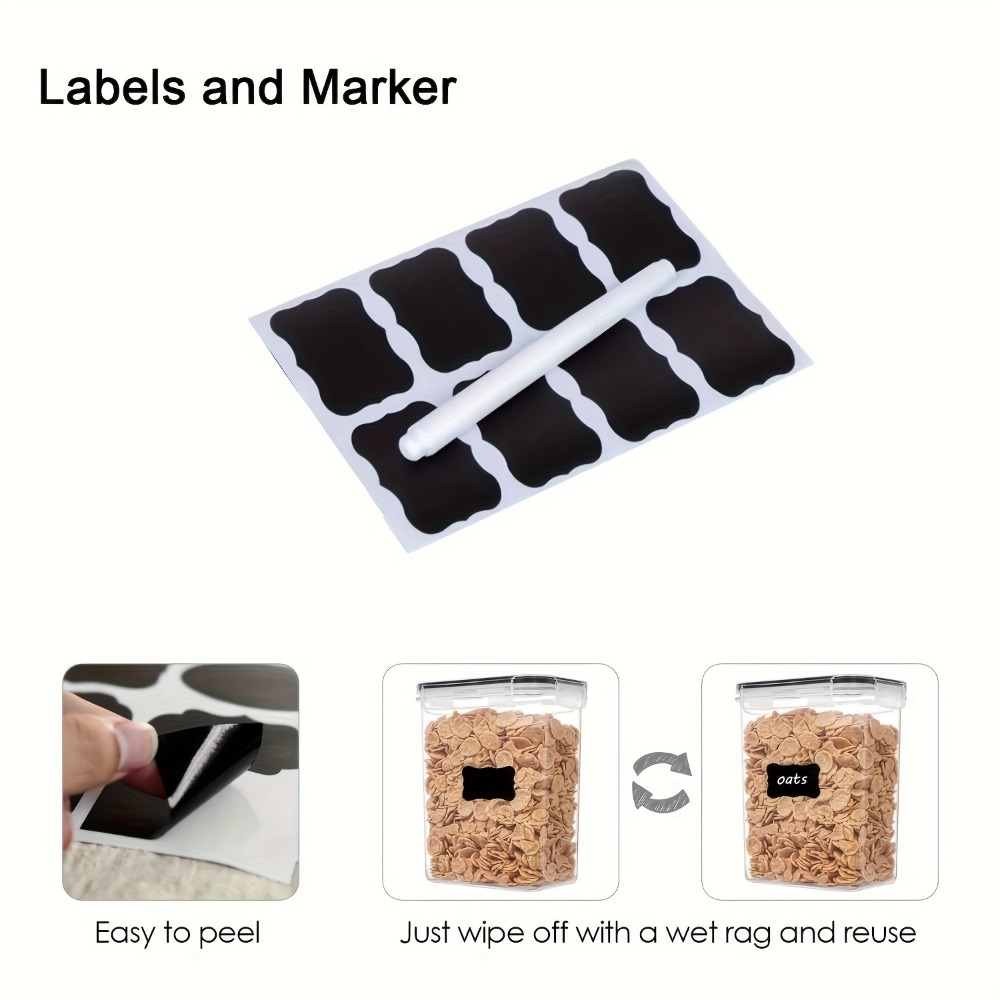 24Pcs Food Storage Containers  - Food Storage Time recension och pris
