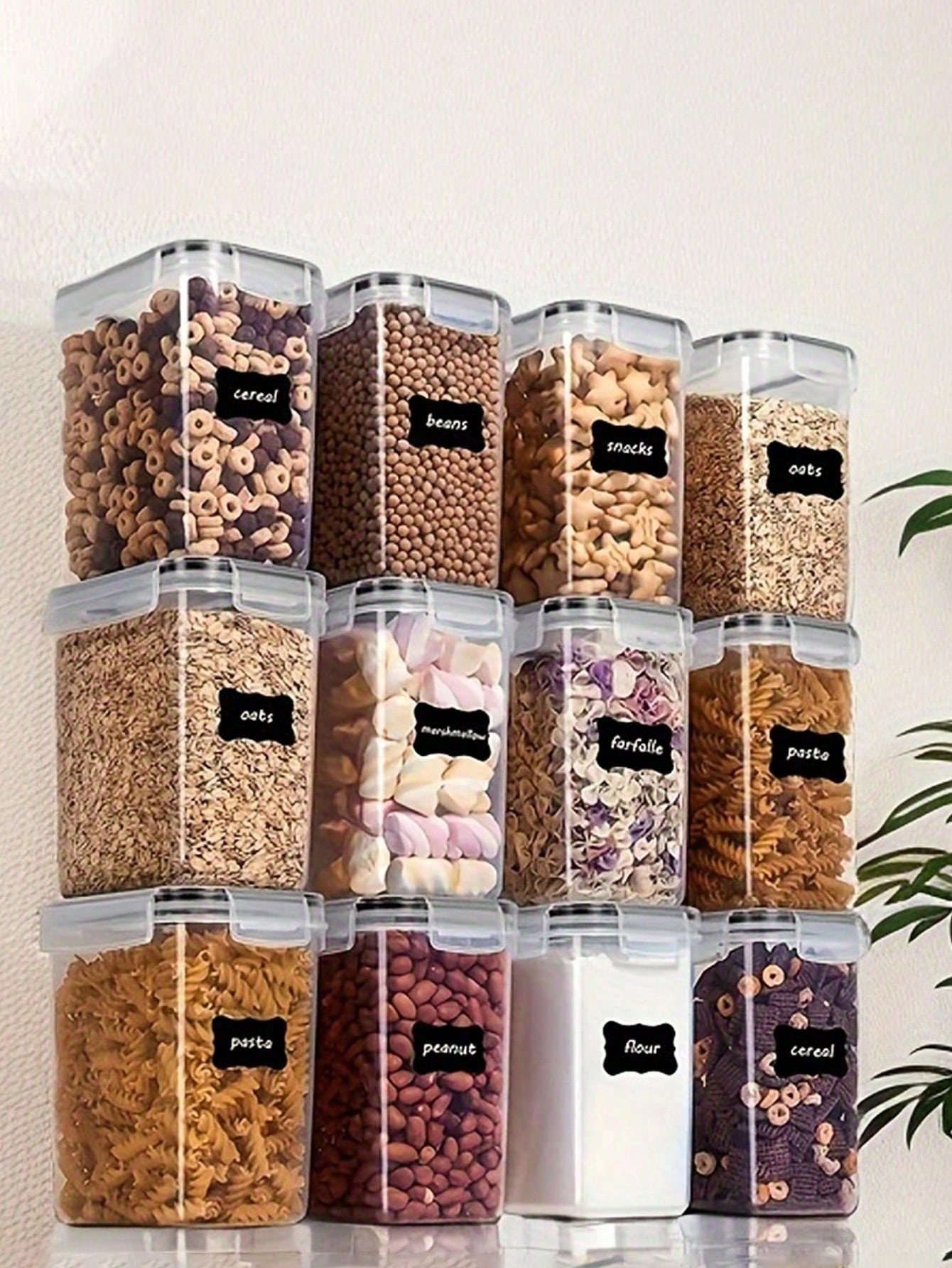 48pcs Airtight Food Storage Co - Food Storage With Lock recension och pris