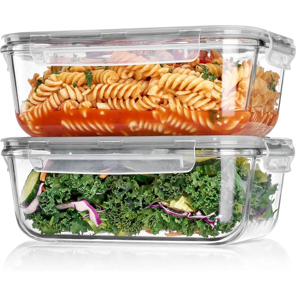1860ml/63oz Large Glass Storag - Food Storage Glass Container Set recension och pris