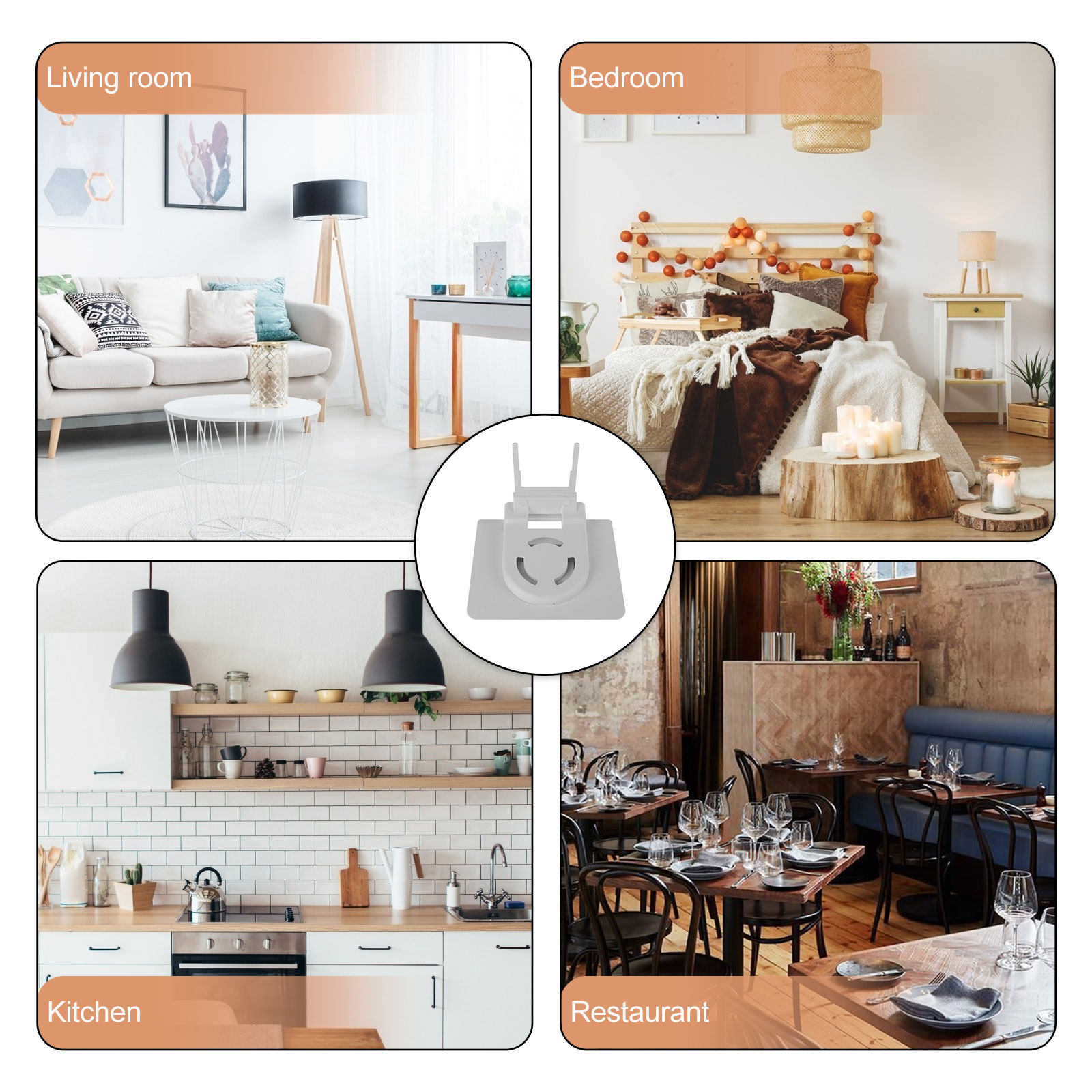 Detachable Outlet Storage Shel - Food Storage Rack recension och pris