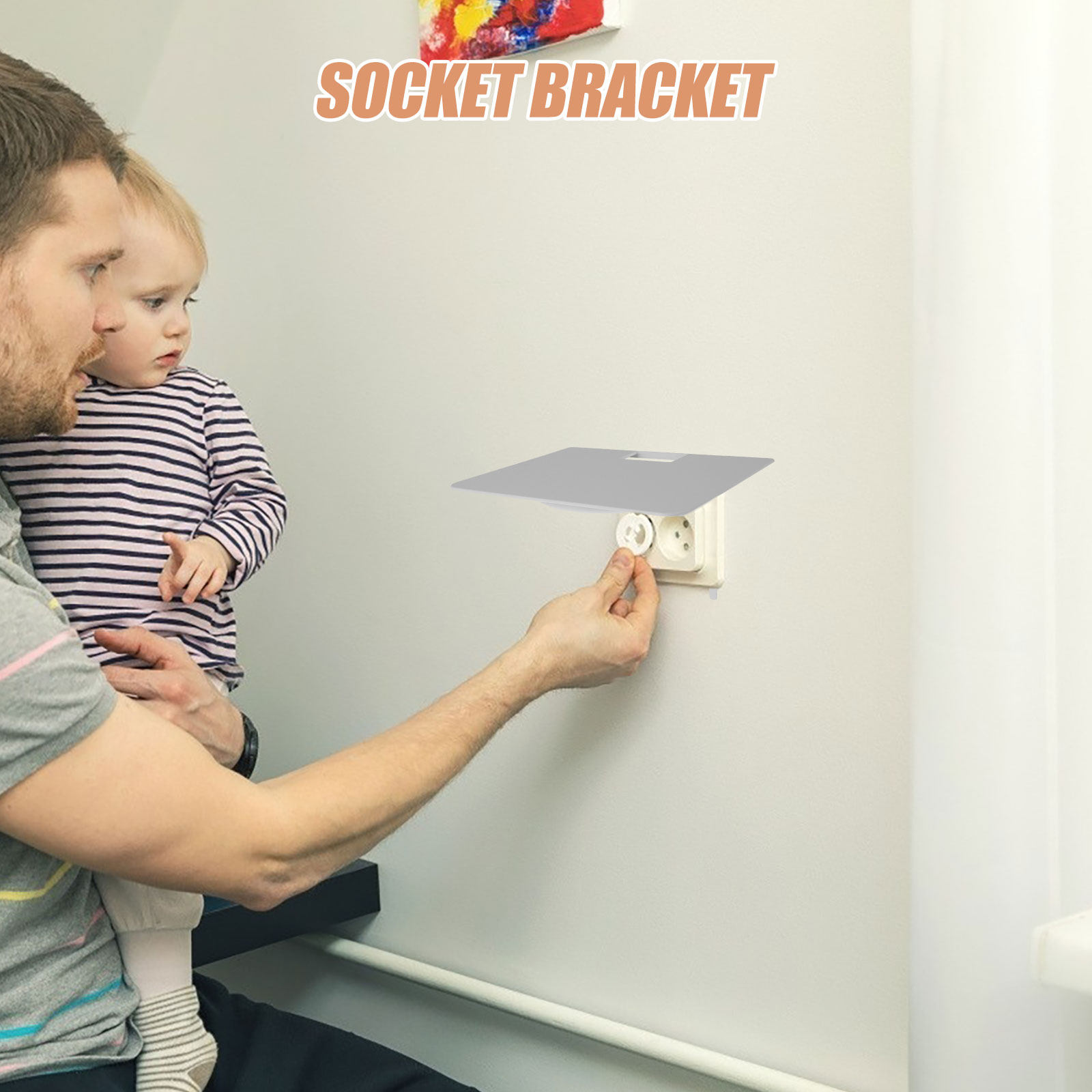 Detachable Outlet Storage Shel - Food Storage Rack recension och pris