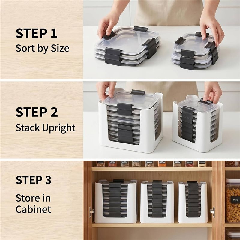 SOFT-For Rubbermaid Brilliance - Food Storage Kitchen Cabinet recension och pris