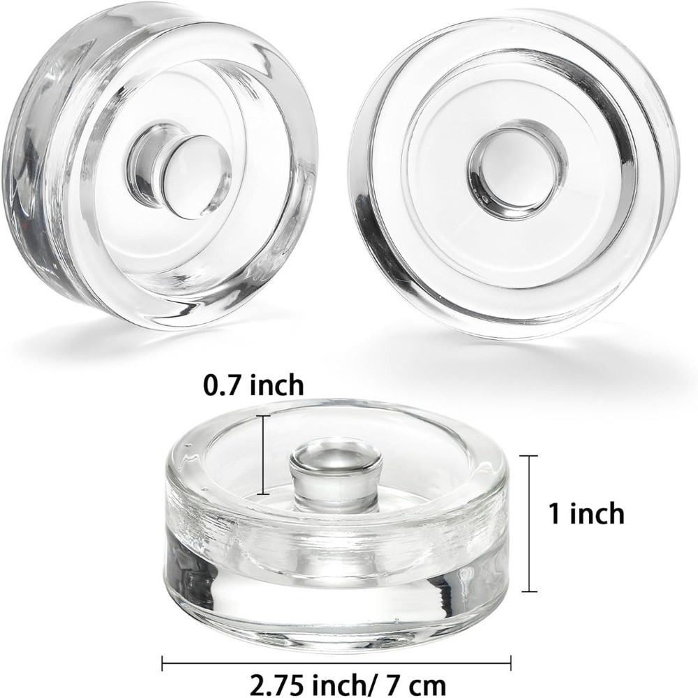 Fermented Glass Weights Clear  - Mason Jar Wide Mouth recension och pris