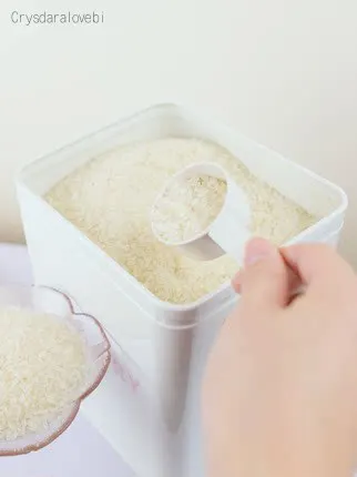 Pink White Kitchen Bathroom La - Food Storage With Scoop recension och pris