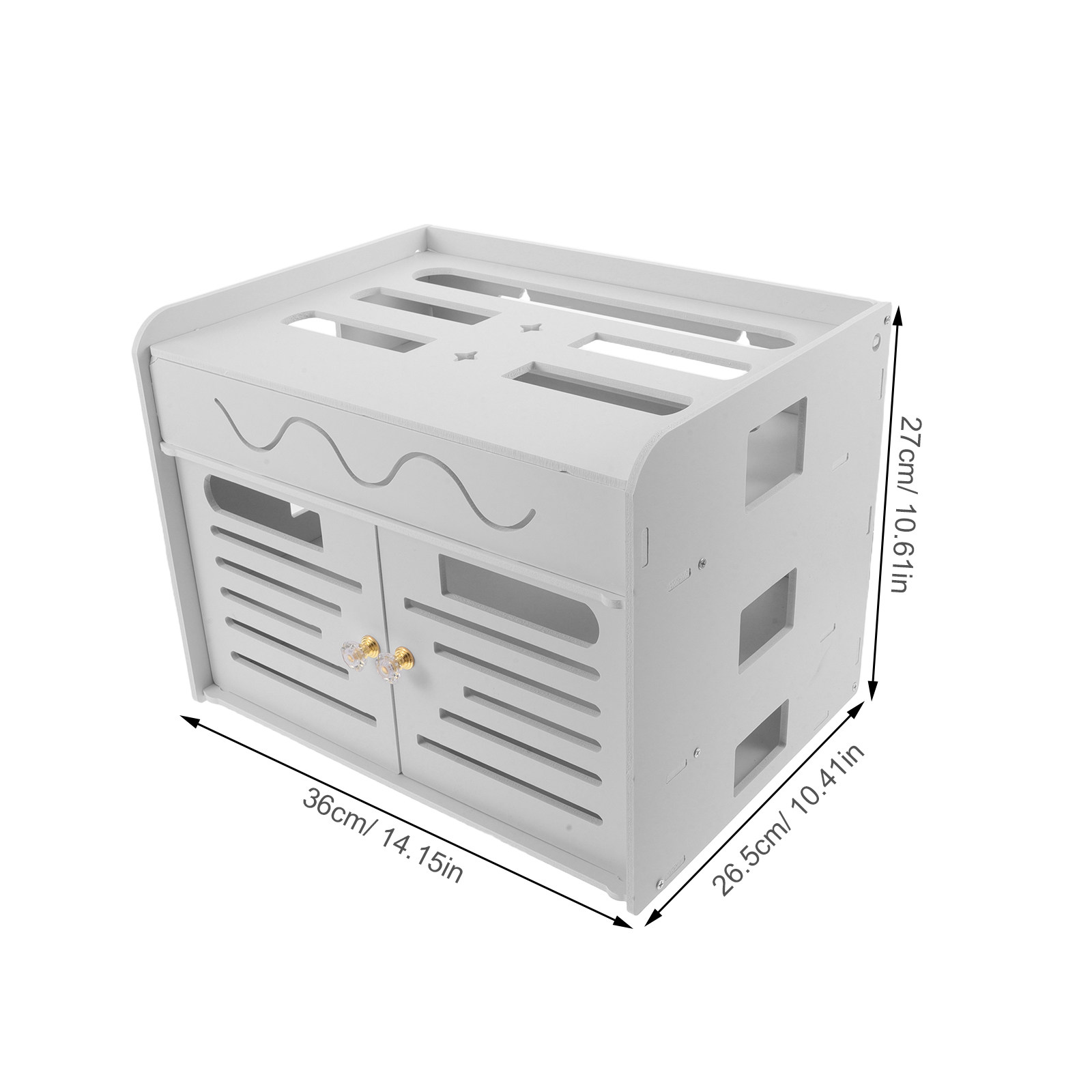 3 Layers WiFi Router Storage B - Food Storage Rack recension och pris