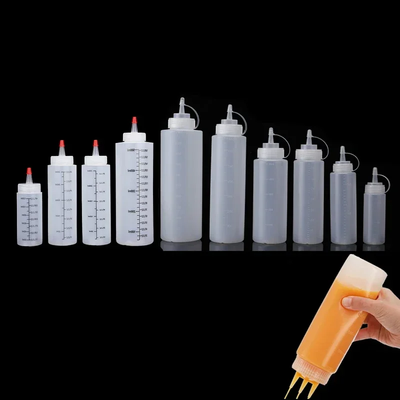 1Pcs Empty120ml-1000ml PE Plas - Condiment Squeeze Bottle recension och pris