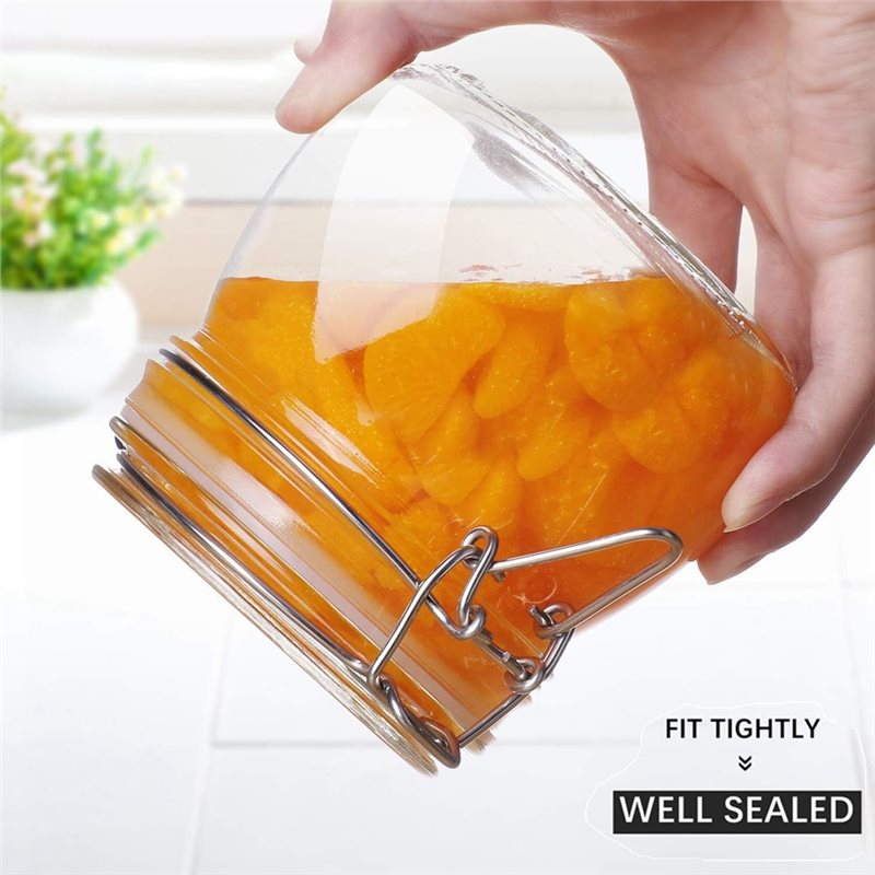 A96K-Glass Jars 17 Oz Small Ai - Food Storage Glass Container Set recension och pris