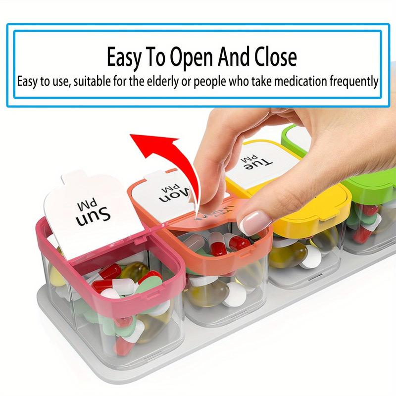 1PCS Large 7 Day Pill Organize - Food Storage Containers Xl recension och pris