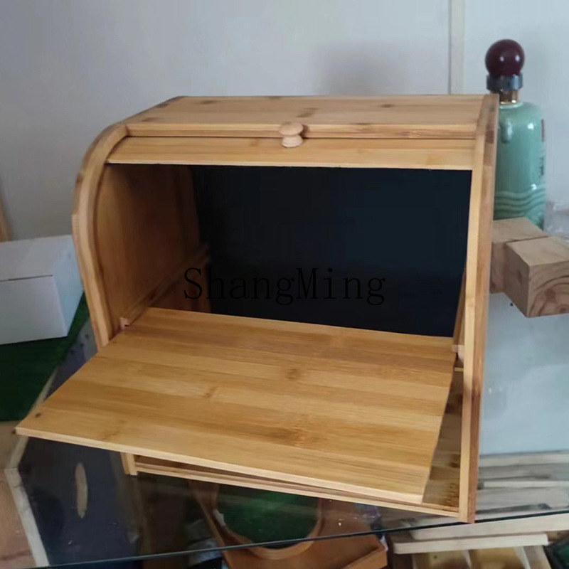 SM Household Bamboo Bread Stor - Food Storage Rack recension och pris