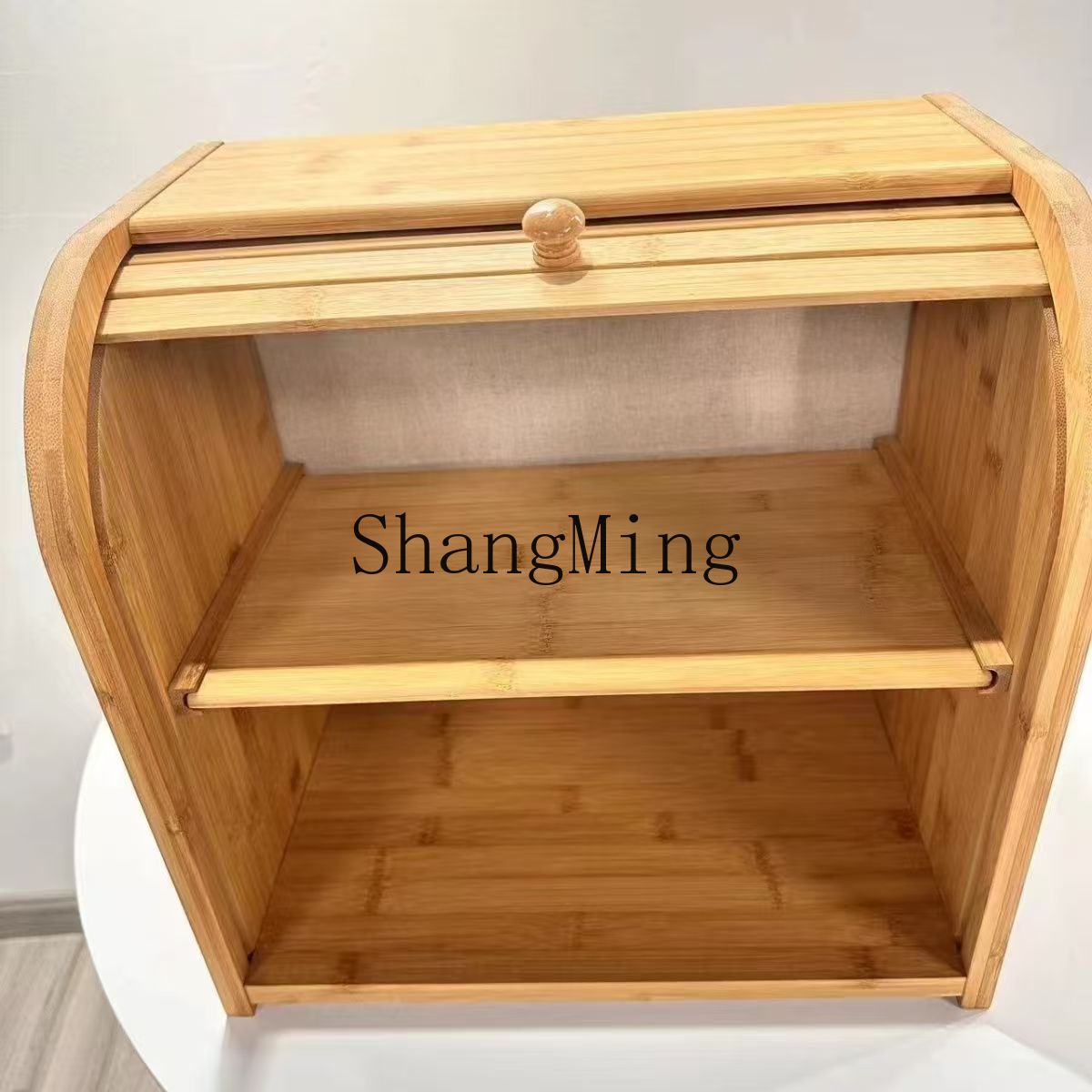 SM Household Bamboo Bread Stor - Food Storage Rack recension och pris