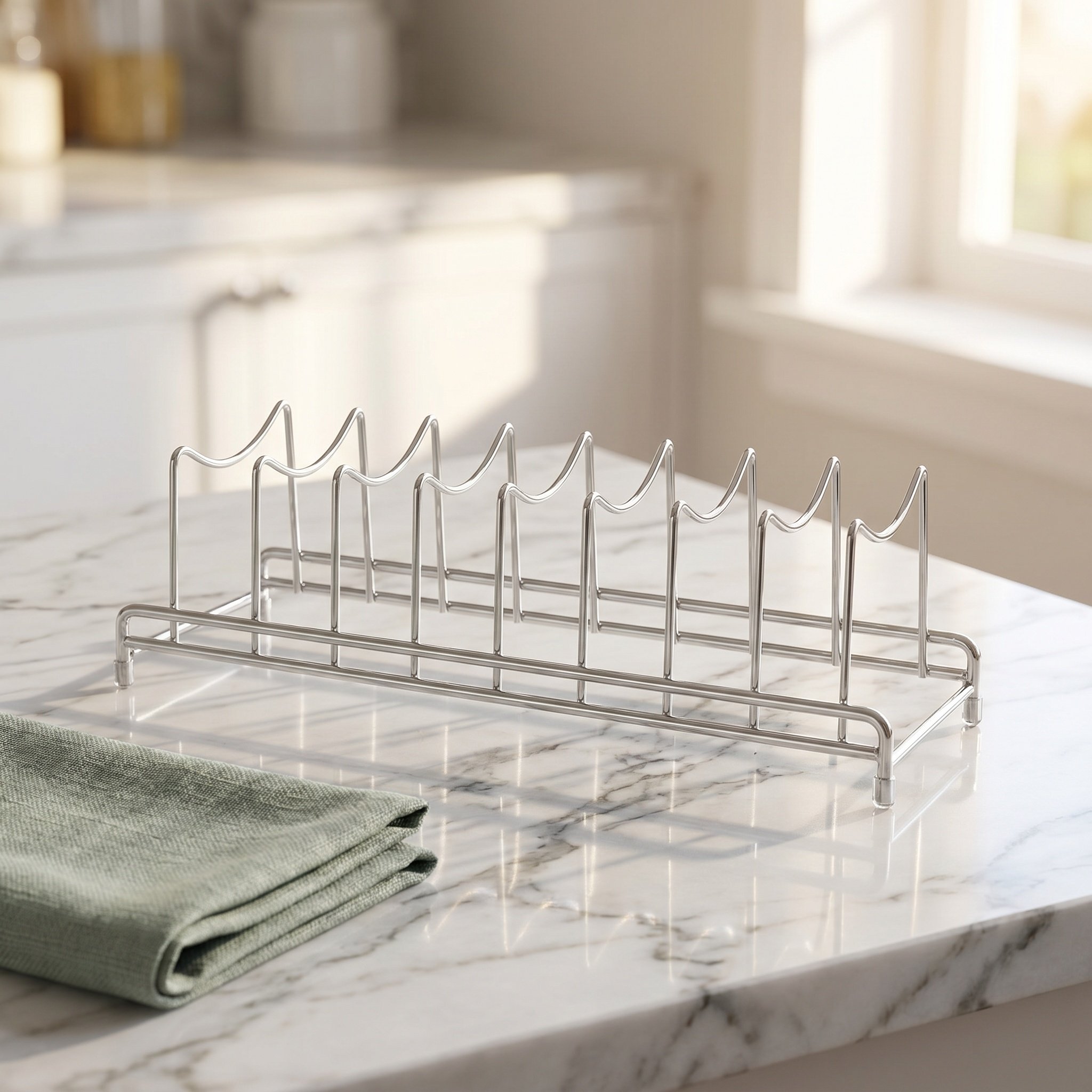 Stainless Steel 9 Section Pot  - Food Storage Kitchen Cabinet recension och pris