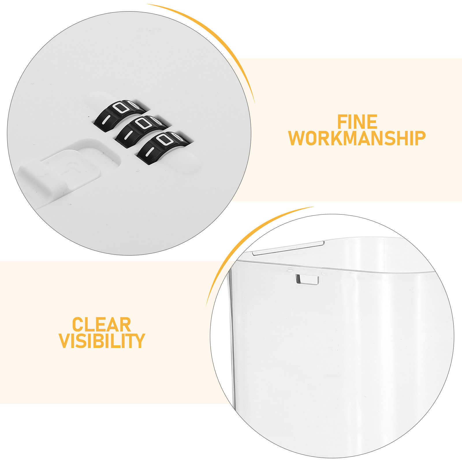 Clear Stackable Lock Box for F - Food Storage With Lock recension och pris