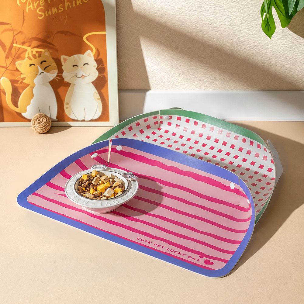 New PU Leather Cat Dog Food Ma - Food Storage With Scoop recension och pris