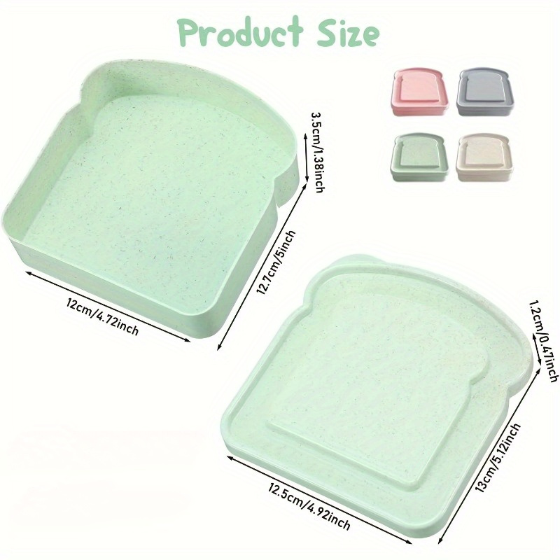 1pc Bento Boxes, Sandwich Cont - Food Storage Lunch Box recension och pris