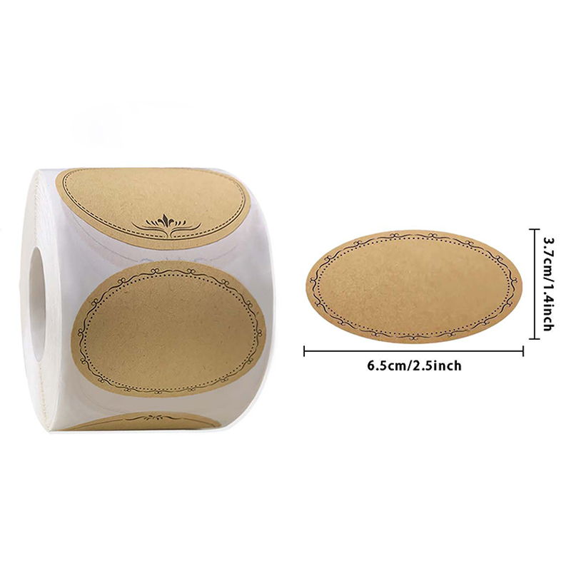 250 Stickers/Roll 2.5*1.4in Kr - Food Storage Labels recension och pris