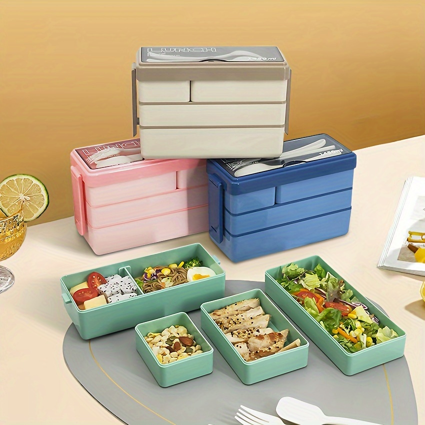 1450ML Bento Lunch Box Large C - Food Storage With Scoop recension och pris