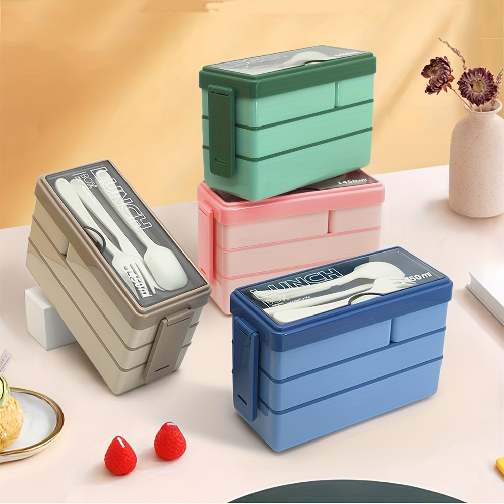 1450ML Bento Lunch Box Large C - Food Storage With Scoop recension och pris